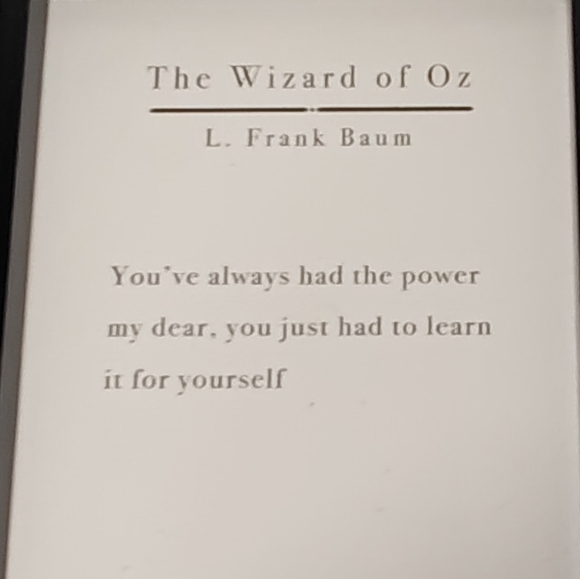 Wizard of Oz Book Page in Black Frame - Picture 2 of 3